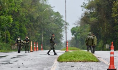 Operativo de seguridad en Iguazú ante la llegada de Milei y las marchas de productores